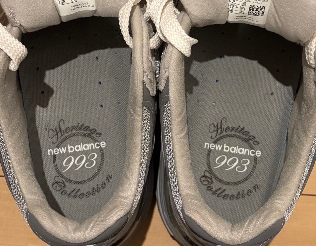 New Balance MR 993 GL グレー