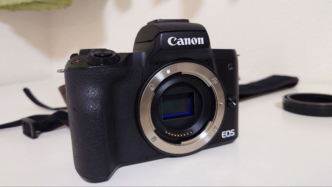 Canon EOS KissМ2 ミラーレスカメラ バッテリー３個