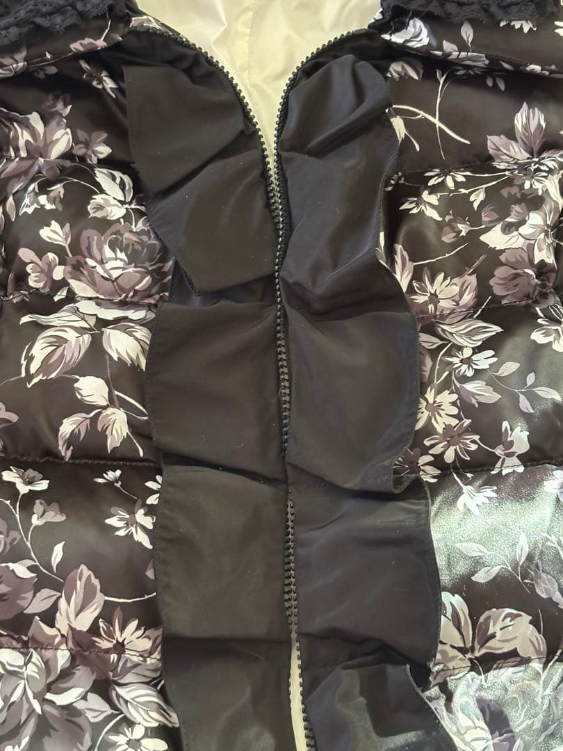 スーパービューティー Super Beauty 42 花柄 ダウンジャケット