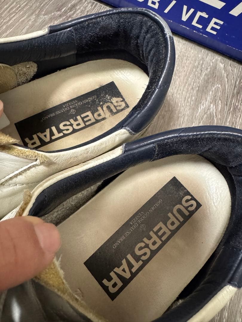 GOLDEN  Superstar レザー スター ホワイト IT43