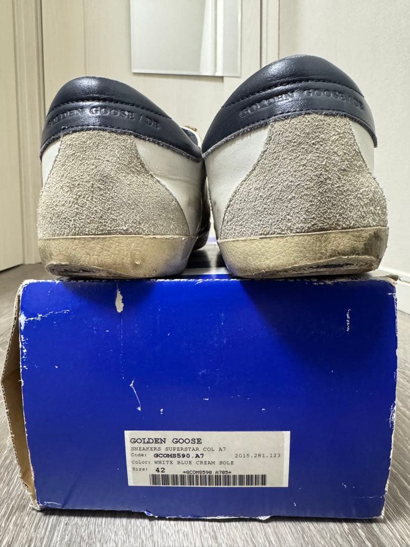 GOLDEN  Superstar レザー スター ホワイト IT43