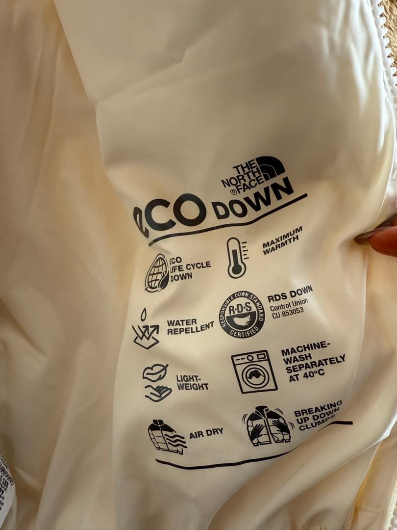 THE NORTH FACE ホワイト ダウンジャケット M