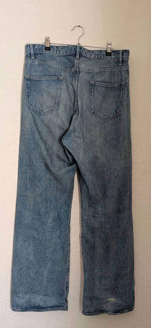 パンツ auralee SELVEDGE FADED LIGHT DENIMPANTS
