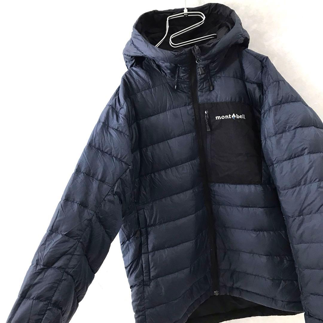 mont-bell コロラドパーカー ダウン リバーシブル 美品 黒紺 S