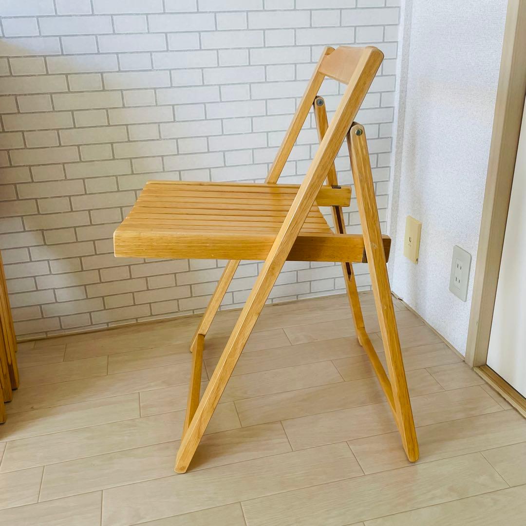 セット まとめ 折りたたみ 木製チェア ガーデンチェア フォールディングチェア