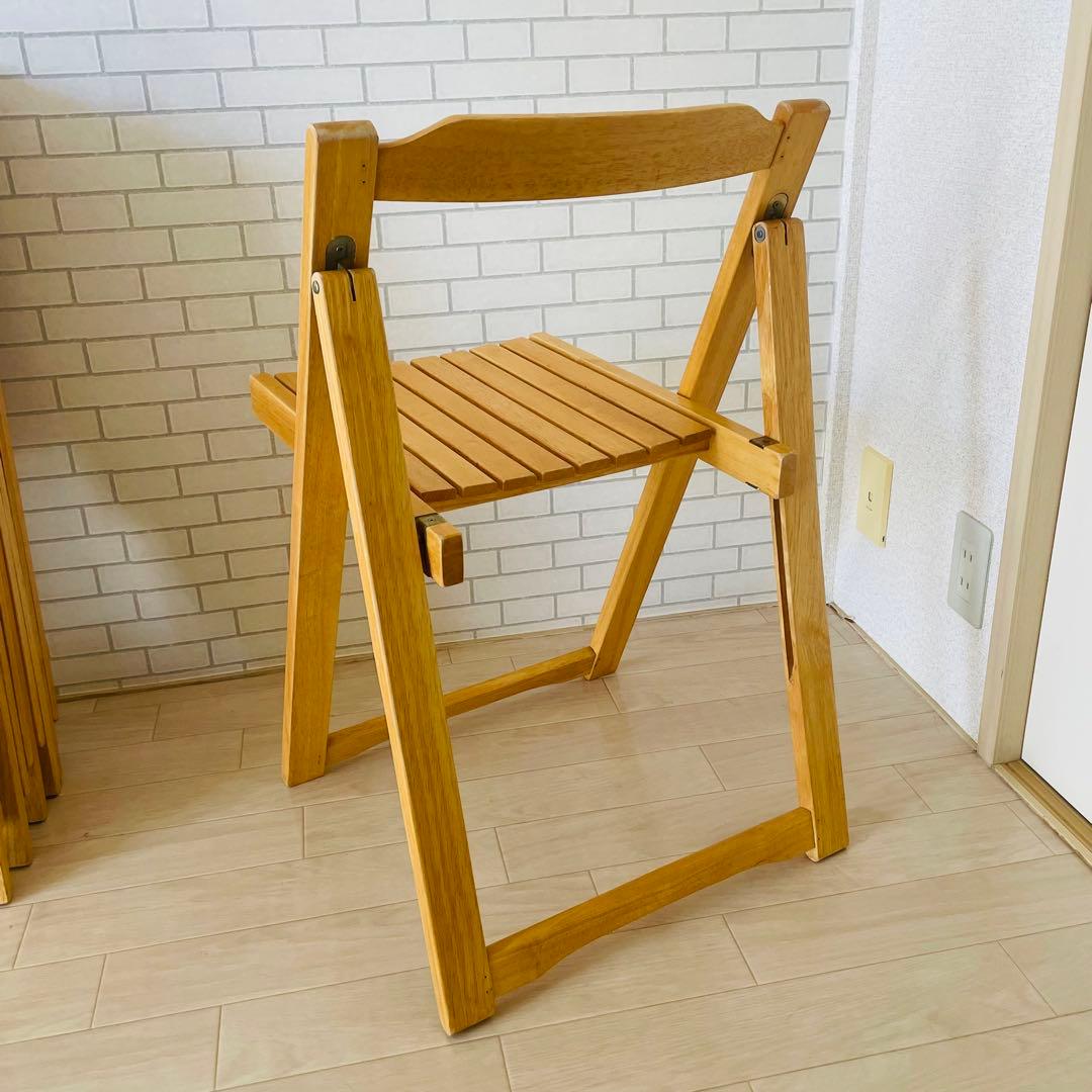 セット まとめ 折りたたみ 木製チェア ガーデンチェア フォールディングチェア
