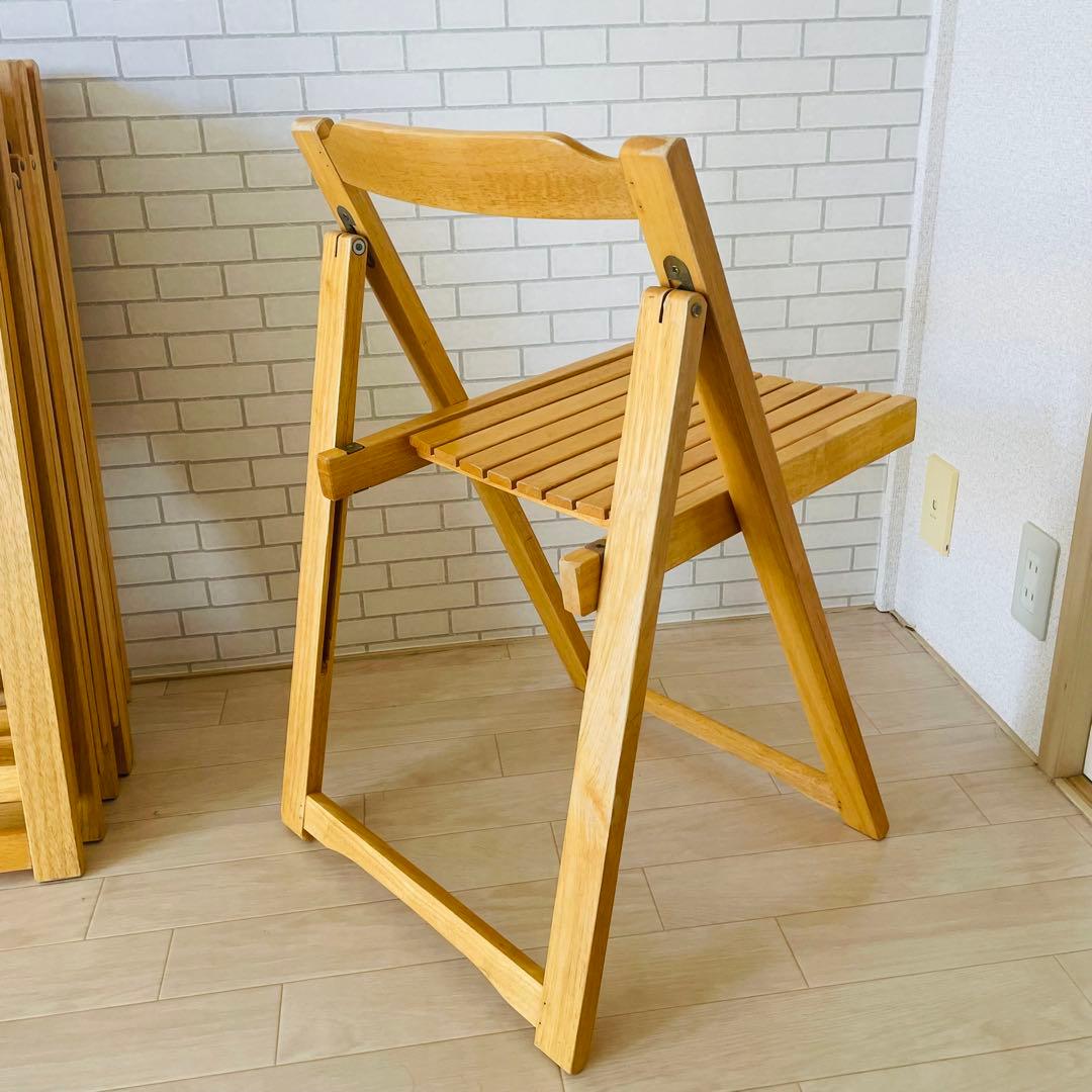 セット まとめ 折りたたみ 木製チェア ガーデンチェア フォールディングチェア