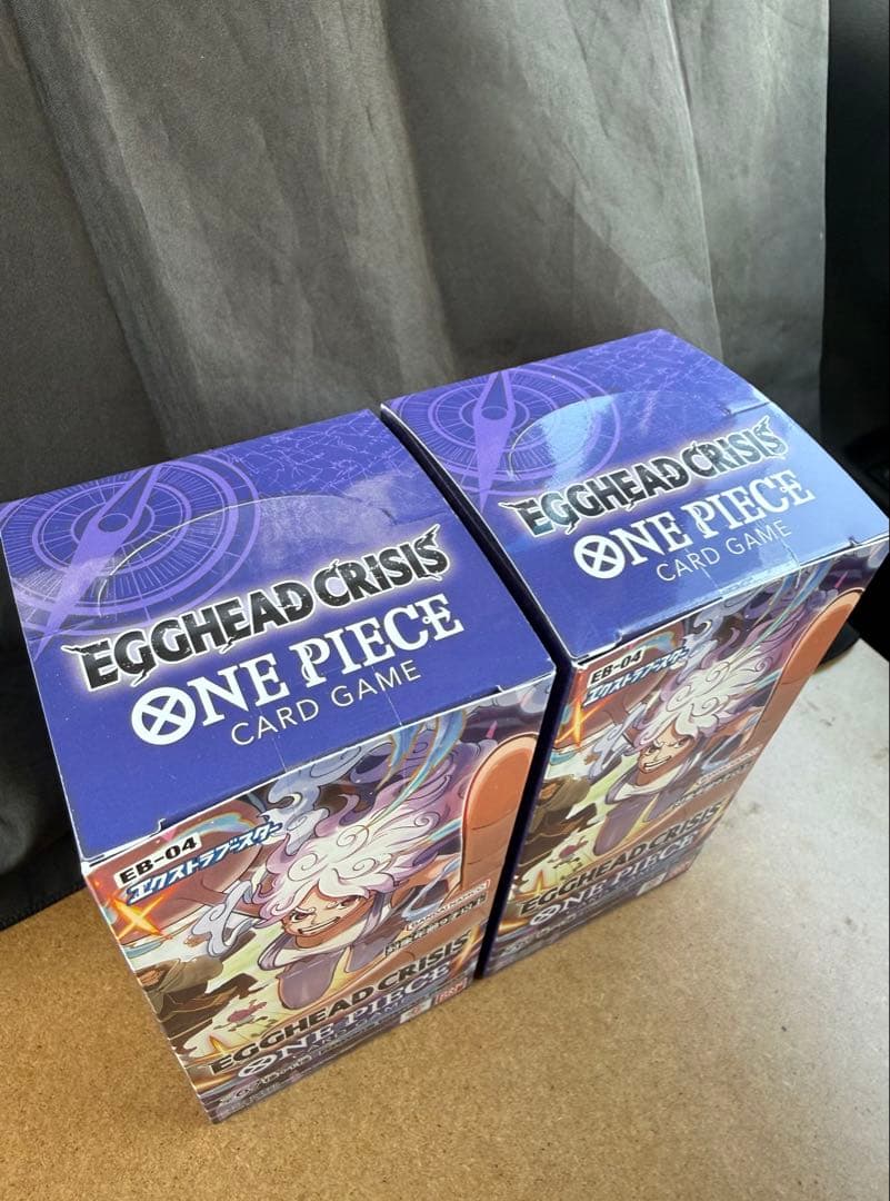 EGGHEAD CRISIS ONE PIECE カードゲーム（2箱）　テープ付