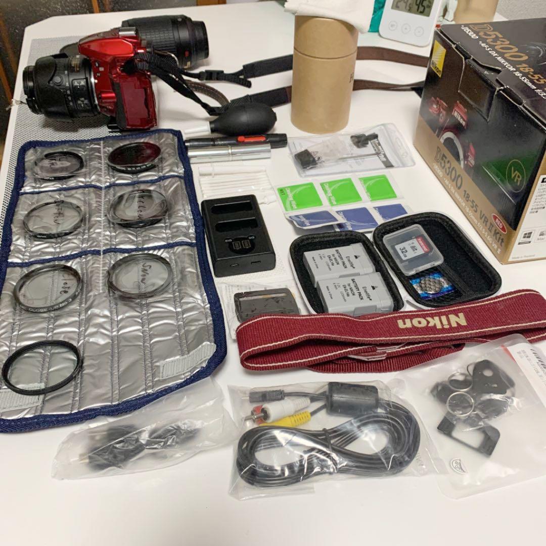 Nikon【D5300】18-55 VR II kit レッド