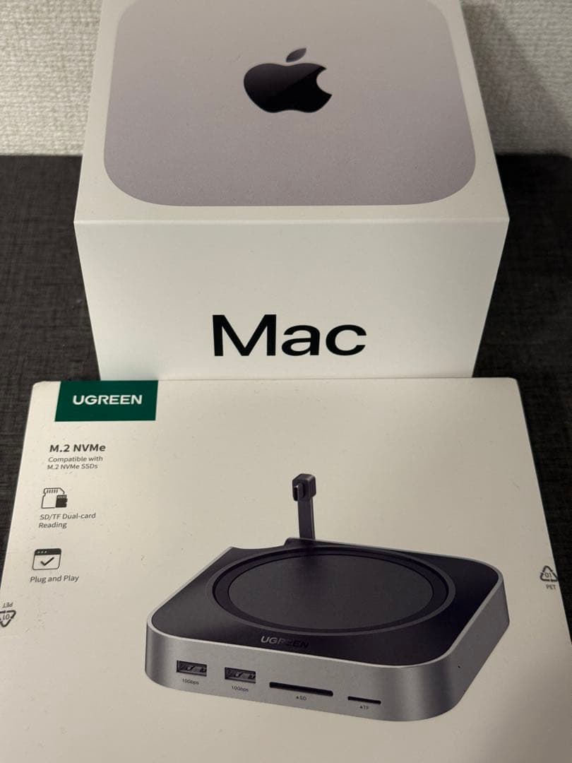 Apple Mac mini（M4） + UGREEN ドッキングステーション