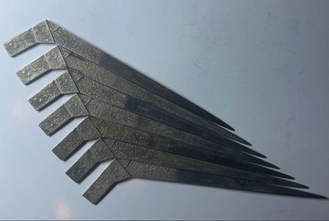 シルバー銀製　菓子楊枝　写真は7本ですが8本での出品です。