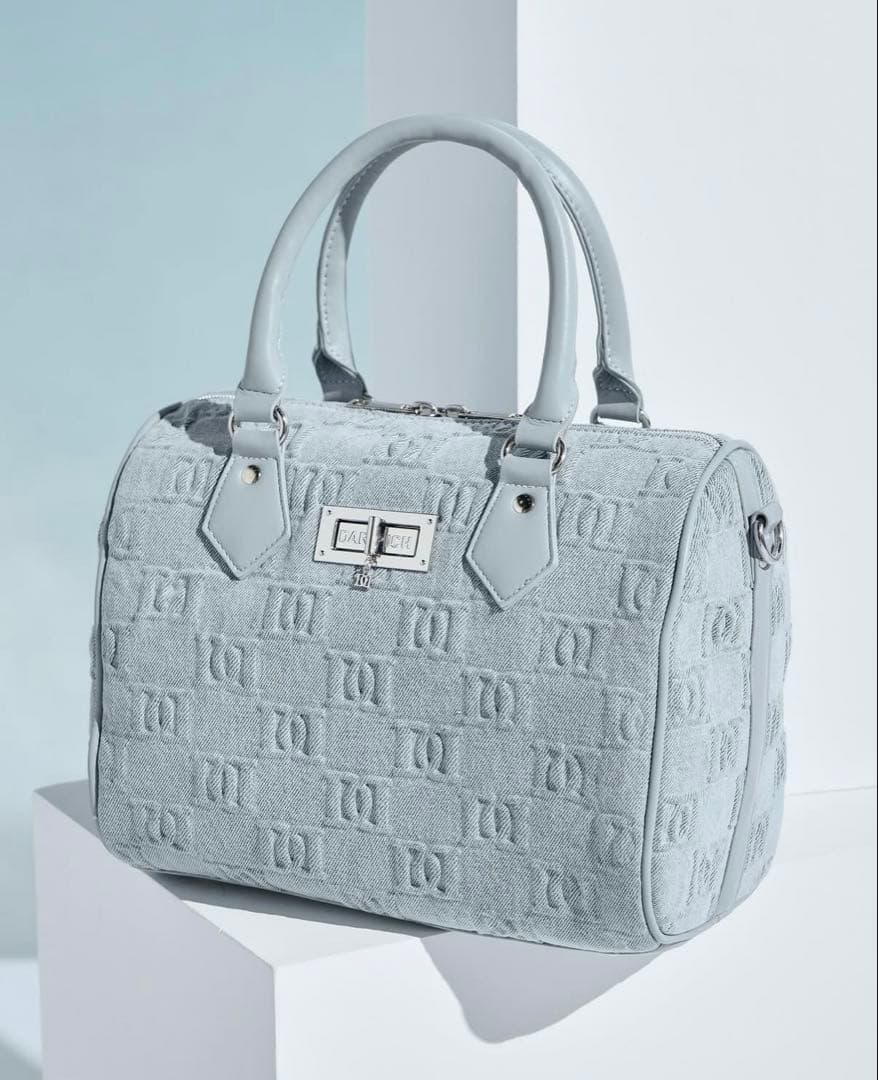 ダーリッチ エンボスロゴデニムボストンバッグ ノベルティ　Darich