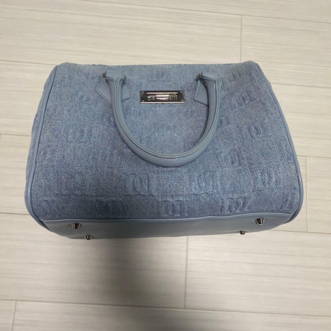 ダーリッチ エンボスロゴデニムボストンバッグ ノベルティ　Darich