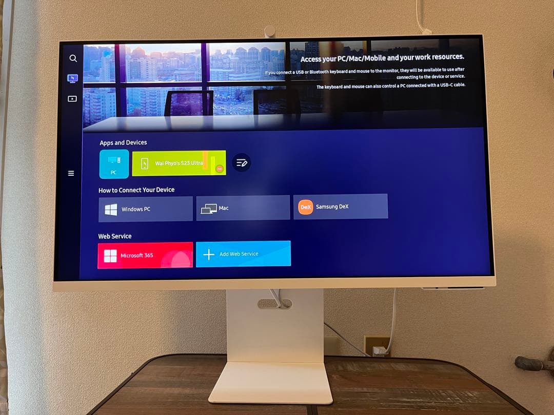 サムソンsmart monitor M8
