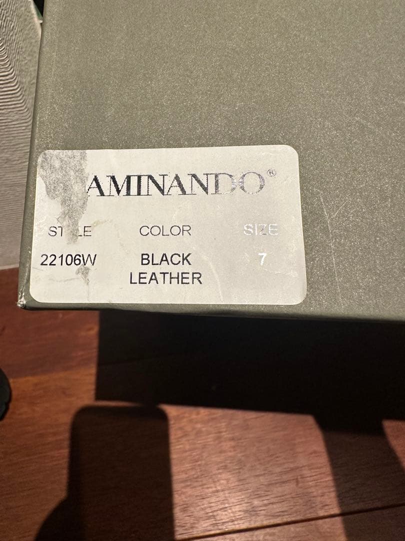 CAMINANDO ブラック ミリタリーブーツ