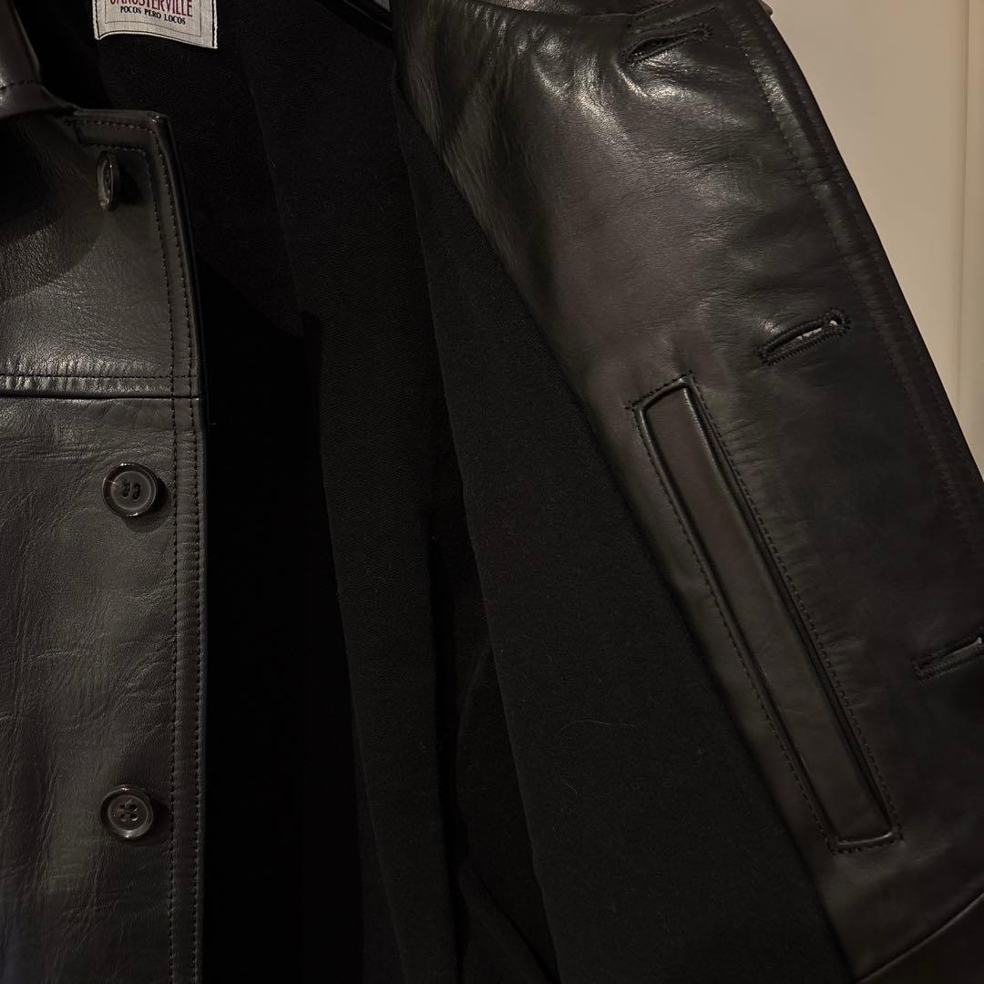 GANGSTERVILLE カーコート　ホースレザージャケット