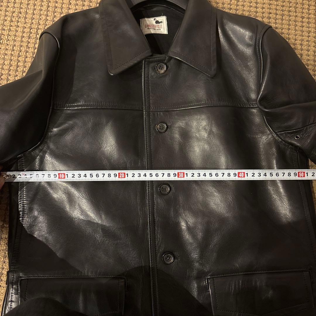 GANGSTERVILLE カーコート　ホースレザージャケット