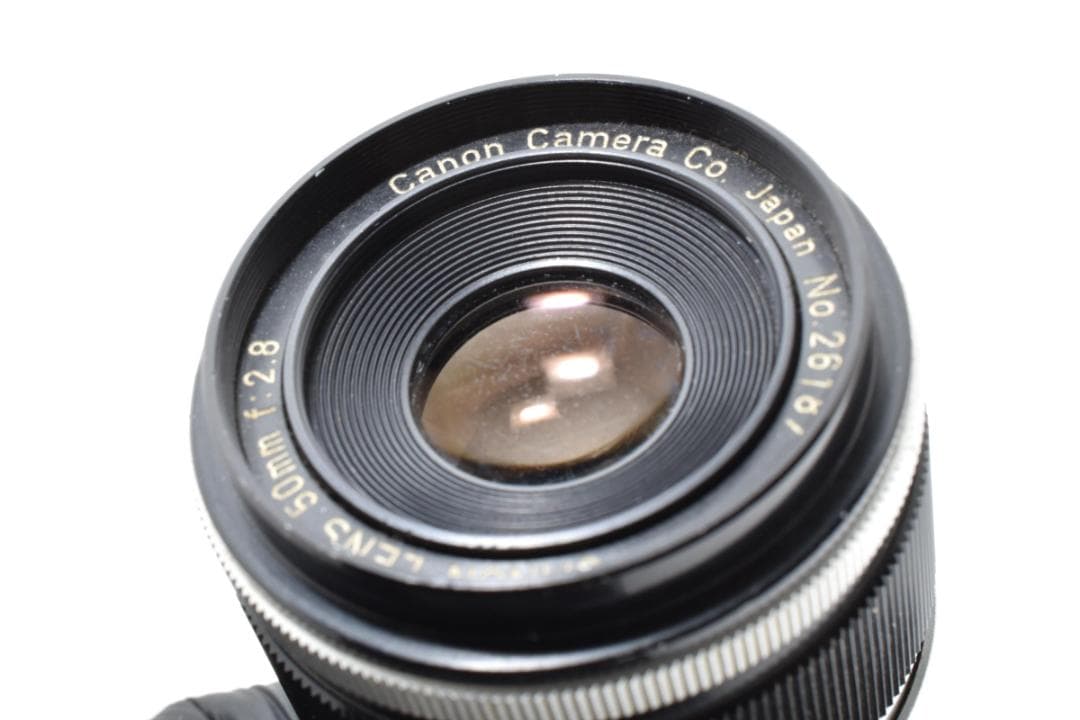 【人気のライカLマウント】 CANON キャノン 50mm F2.8 カメラ