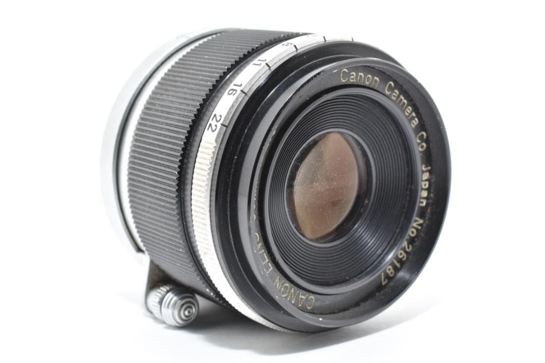 【人気のライカLマウント】 CANON キャノン 50mm F2.8 カメラ