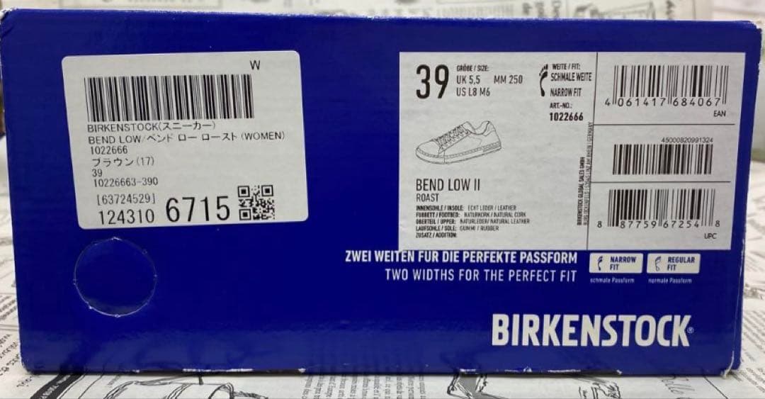 BIRKENSTOCK ビルケンシュトック　BEND LOW