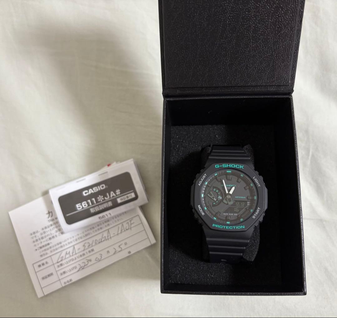 未使用 保管品 CASIO G-SHOCK GMA-S2100シリーズ 黒系