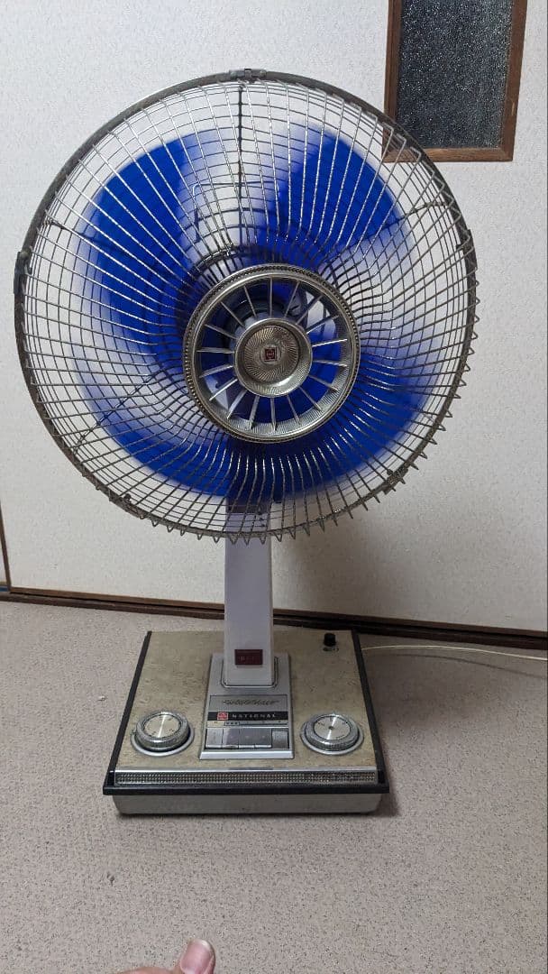 昭和 レトロ* National扇風機　F-35MA/3枚羽根35㎝動作確認済み