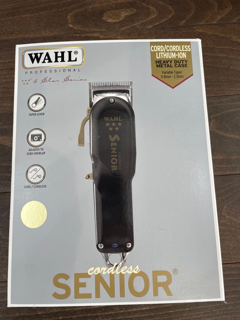 WAHL SENIOR バリカン セカンドエディション　替刃２個付き