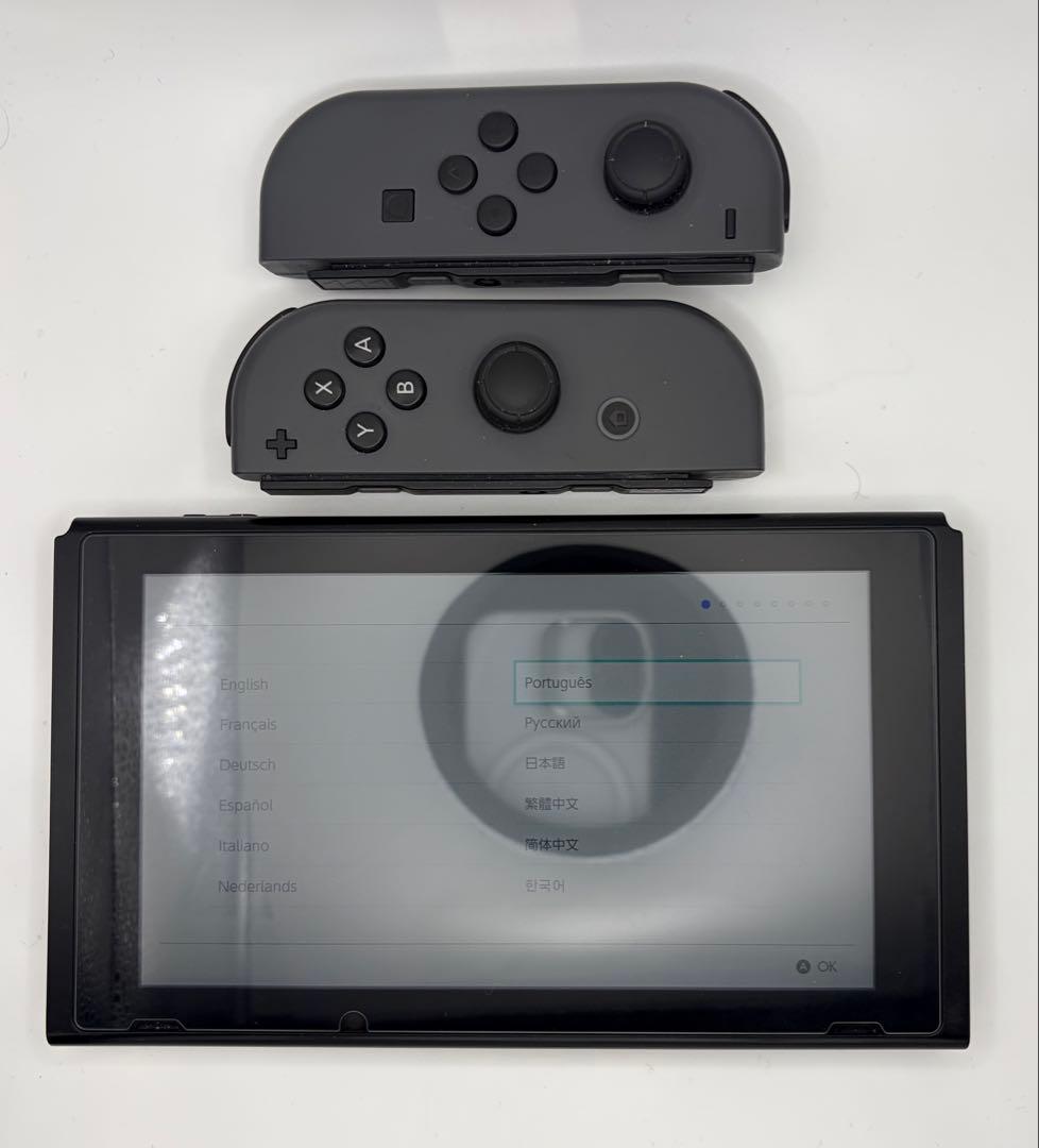 ア*キ様 Nintendo Switch グレー 本体とJoy-Conセット