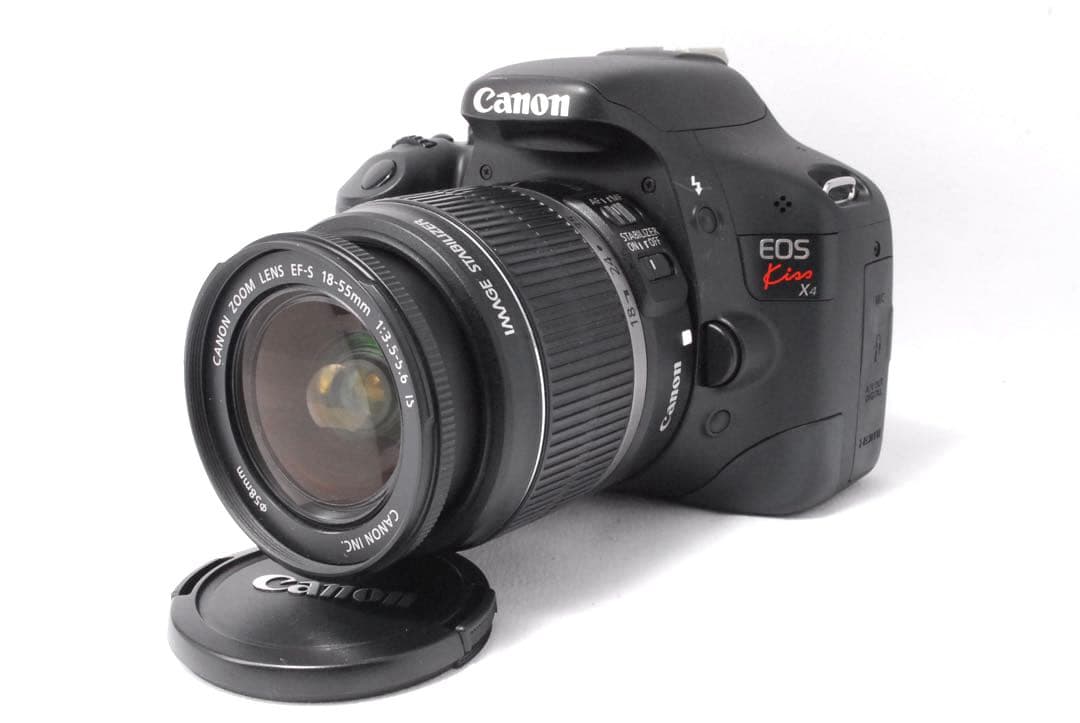美品✨スマホ転送✨Canon kiss X4✨手ぶれ補正機能付き✨一眼レフカメラ