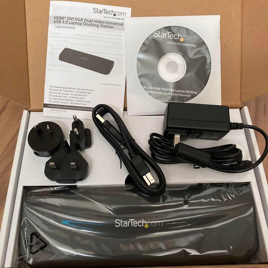 USB3.0接続ドッキングステーション デュアルモニタ対応