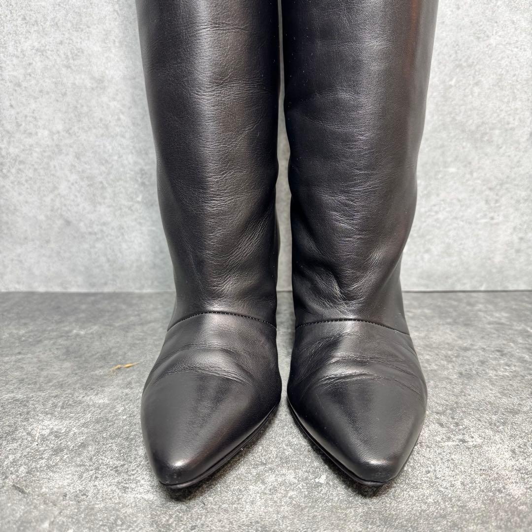 ルタロン グリース MAMIAN ワイドシャフト ロングブーツ 22cm