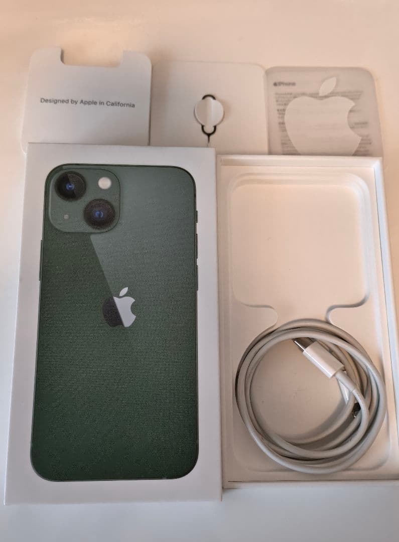 iphone13mini 128GB　グリーン 【バッテリー100%】
