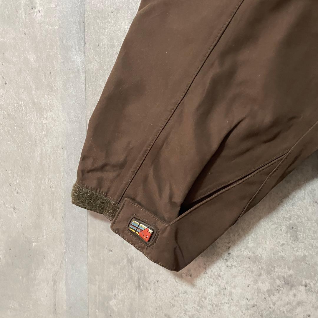 Burtonバートンスキーウェアスノーボードジャケットパーカーフード茶色ブラウン