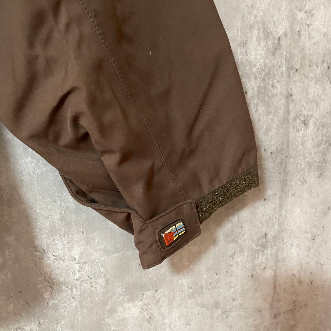 Burtonバートンスキーウェアスノーボードジャケットパーカーフード茶色ブラウン