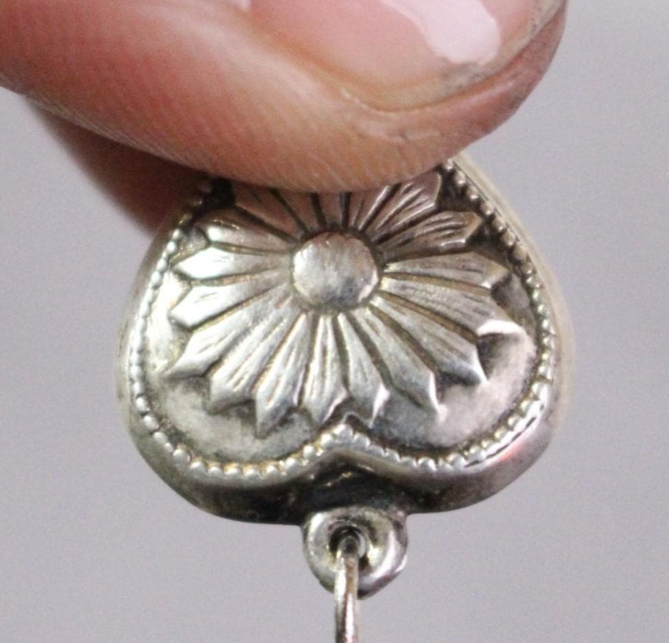 40s　スウィートハートジュエリー　マーガレット　シルバー　ネックレス　デイジー