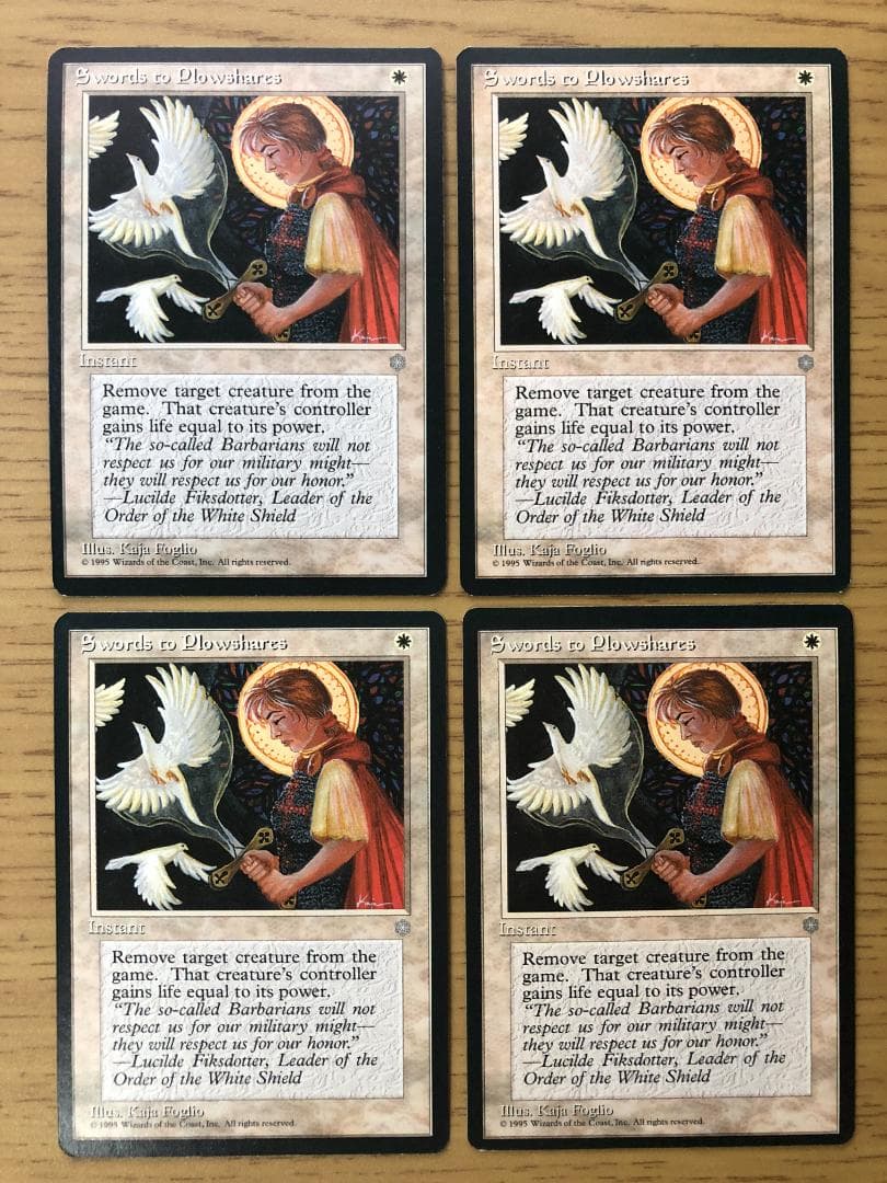 剣を鍬に/Swords to Plowshares 英語版4枚セット ICE