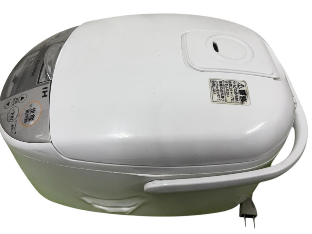 【中古】 象印 IH炊飯器 NP-XB18 ホワイト 10合 一升