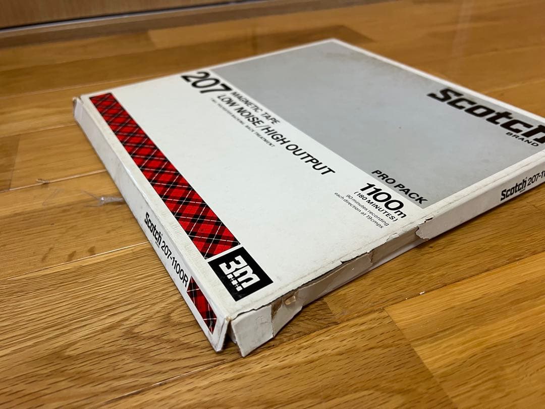 Scotch 207 1100m 10号 オープンリールテープ 3個セット