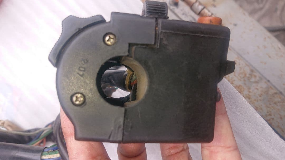 ホンダ CBX400F 希少インテグラ 純正ハンドルスイッチ NC07 当時物