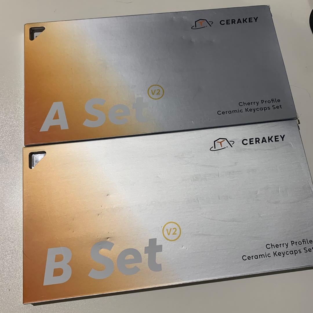 [値下げ交渉OK] cerakey v2 AセットBセット　白