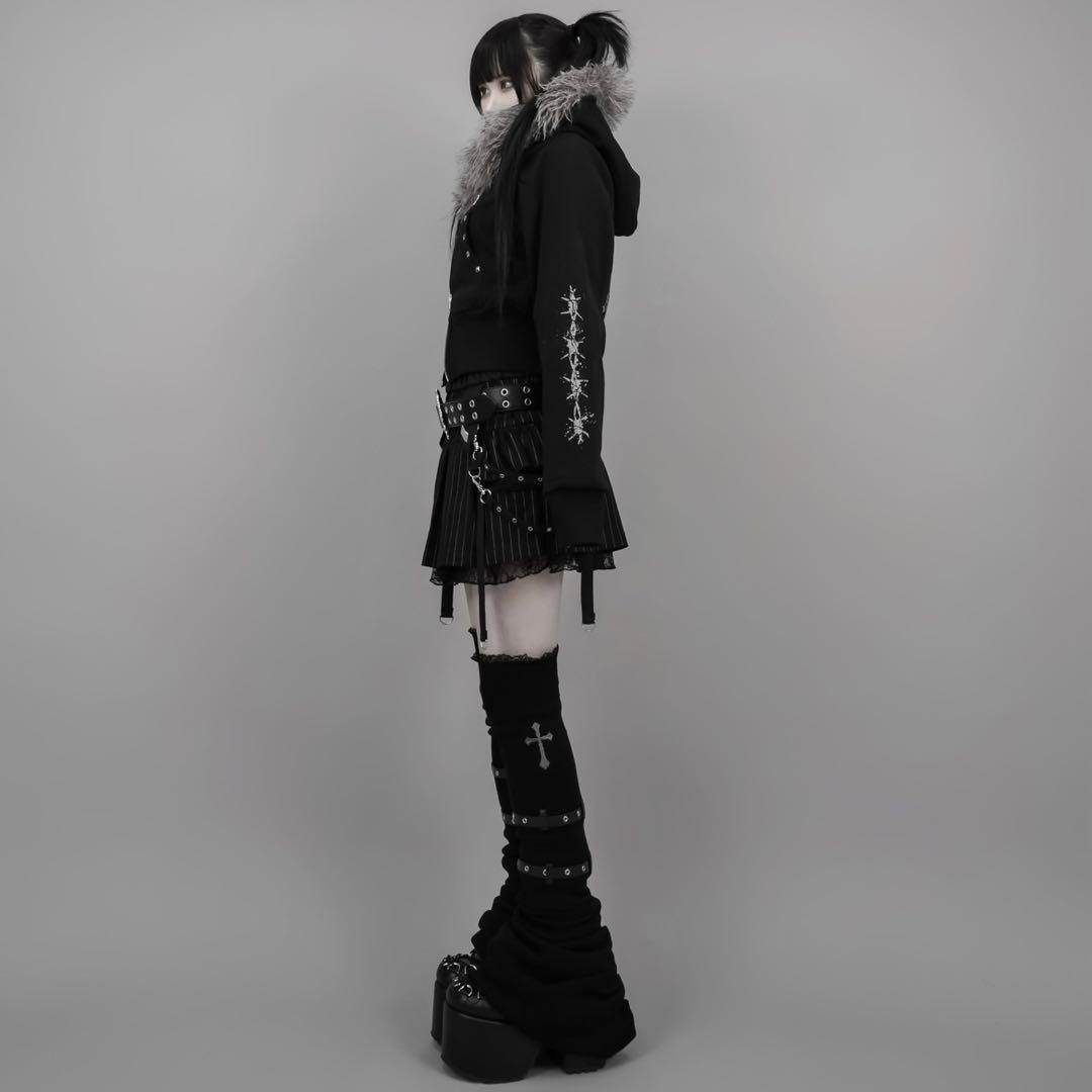 DimMoireディムモアール 十字の誓いニーハイウォーマー ブラック 正規品