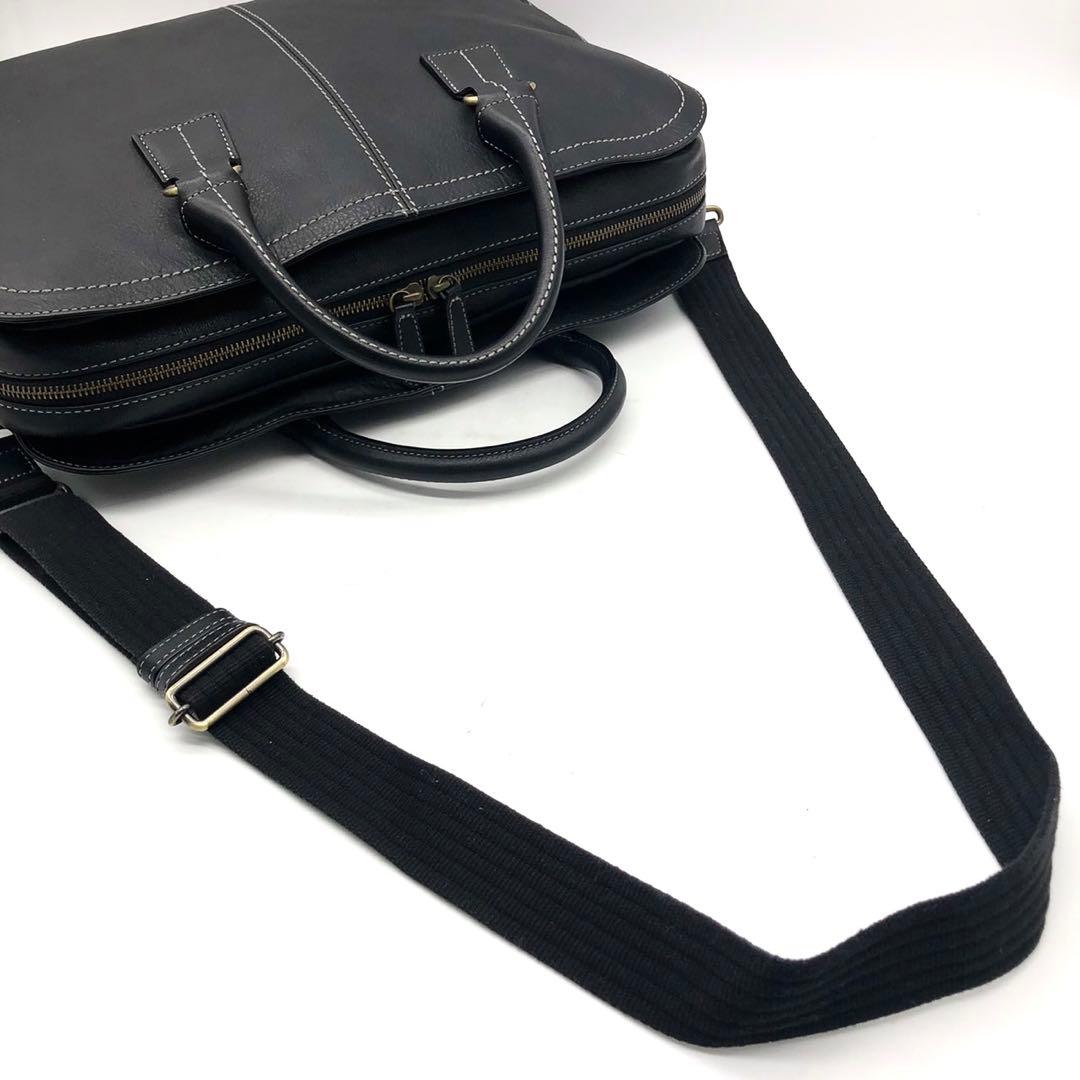 ✨美品✨土屋鞄 ビジネスバッグ 2way プロータ 3室 A4可能 防水レザー