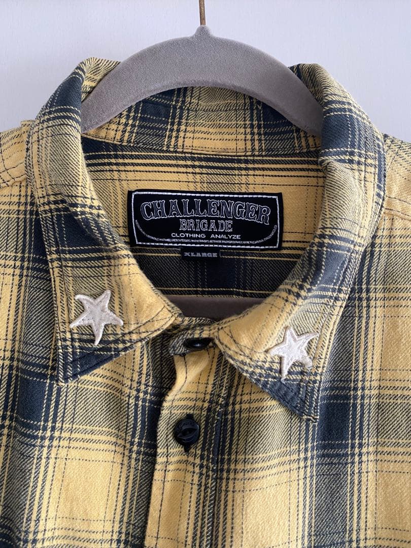 CHALLENGER BRIGADE チェック柄シャツ XL