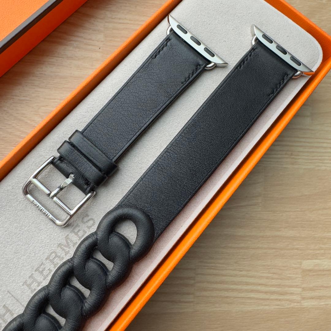 2084 Apple Watch エルメス　グルメット　ブラック　HERMES