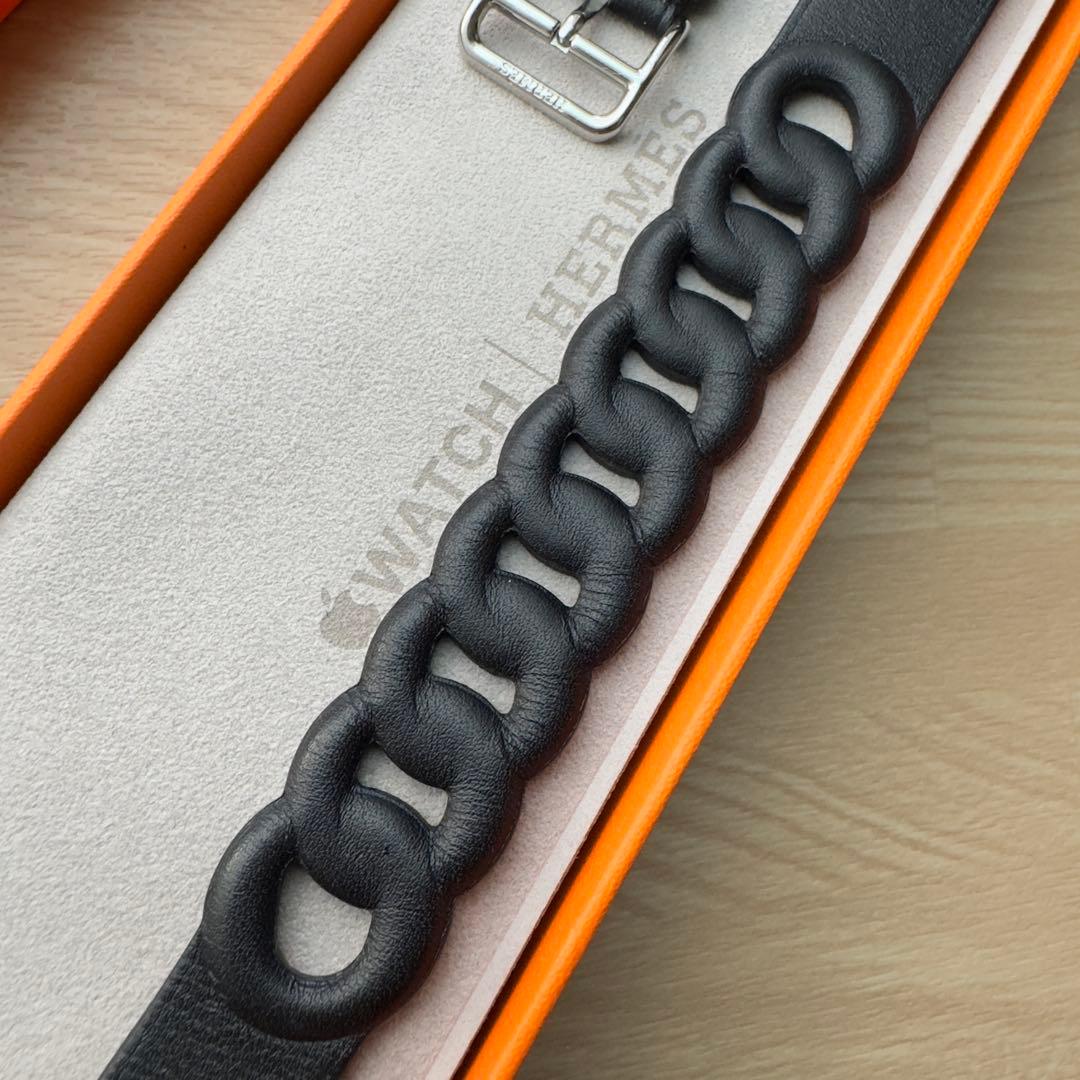 2084 Apple Watch エルメス　グルメット　ブラック　HERMES