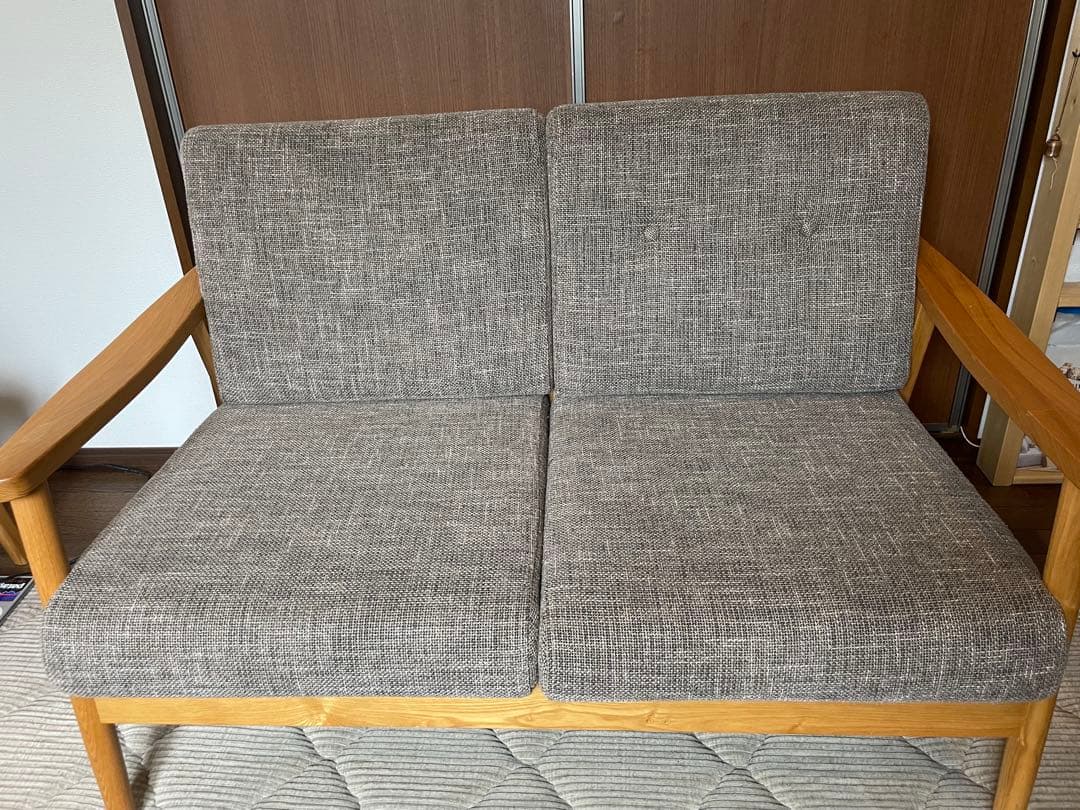 Re:CENO 2人掛けソファ　Henry ブラウン