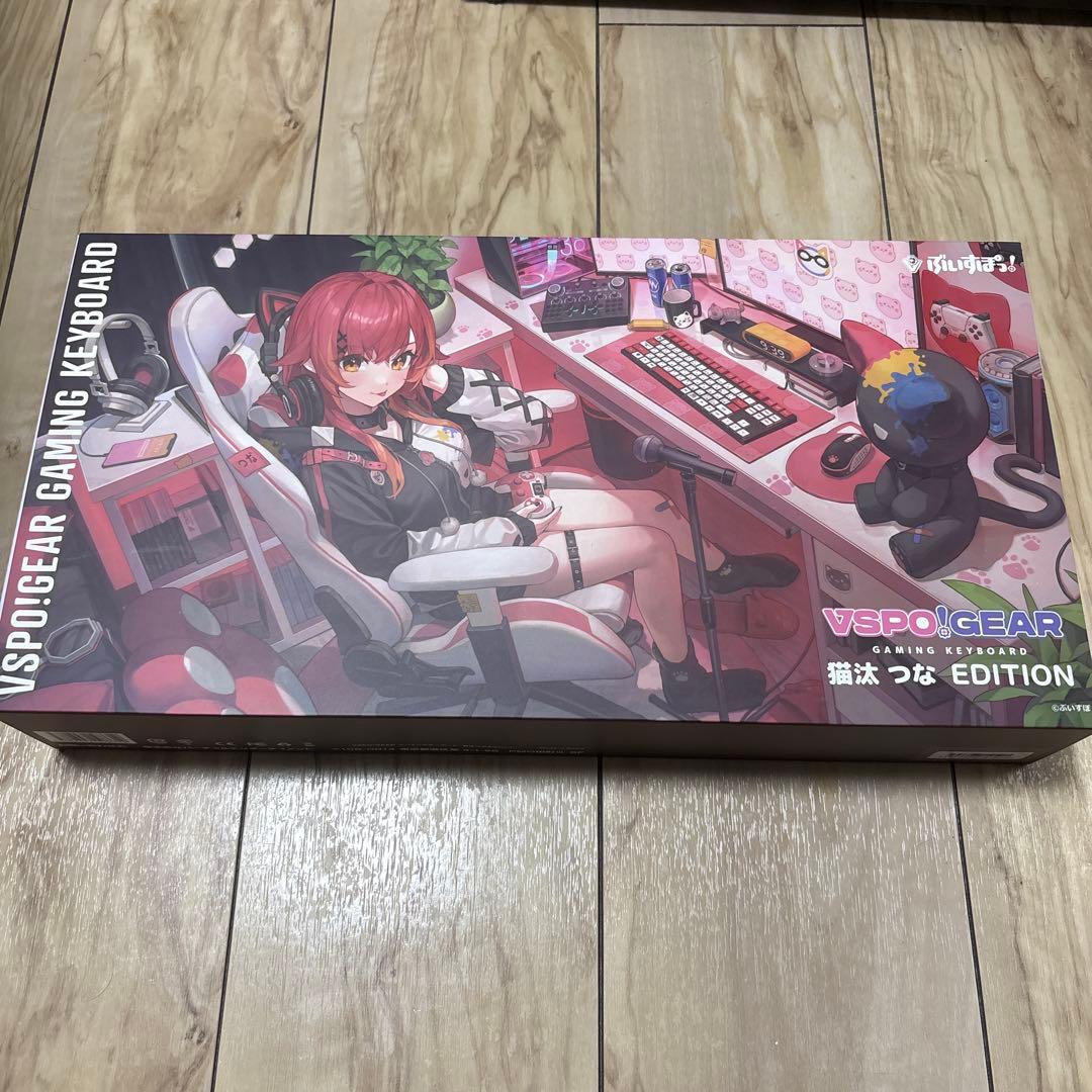 VSPO! GEAR ゲーミングキーボード 猫汰つなEdition