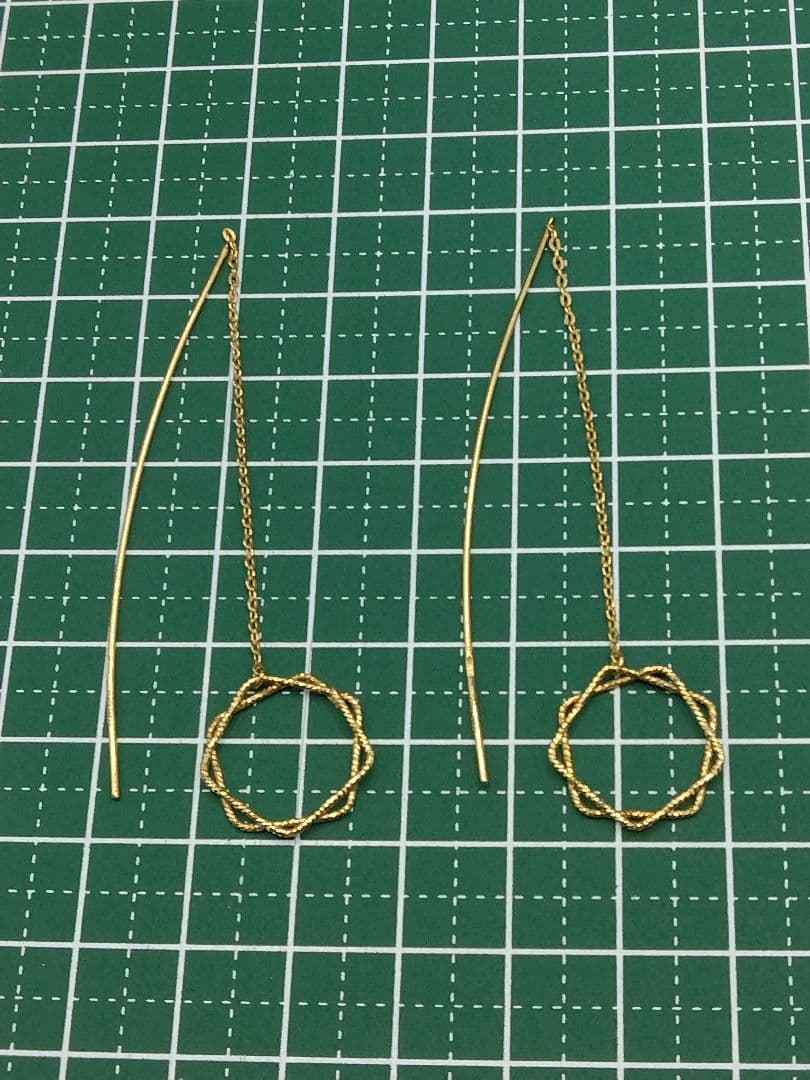 が*ん様 【ウノアエレ】K18 750 ゴールド アメリカン ピアス【2.5g】