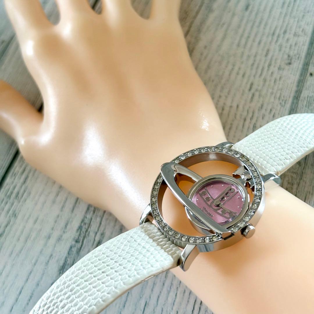 【限定】vivienne ヴィヴィアン 腕時計 サークルオーブ ピンク調