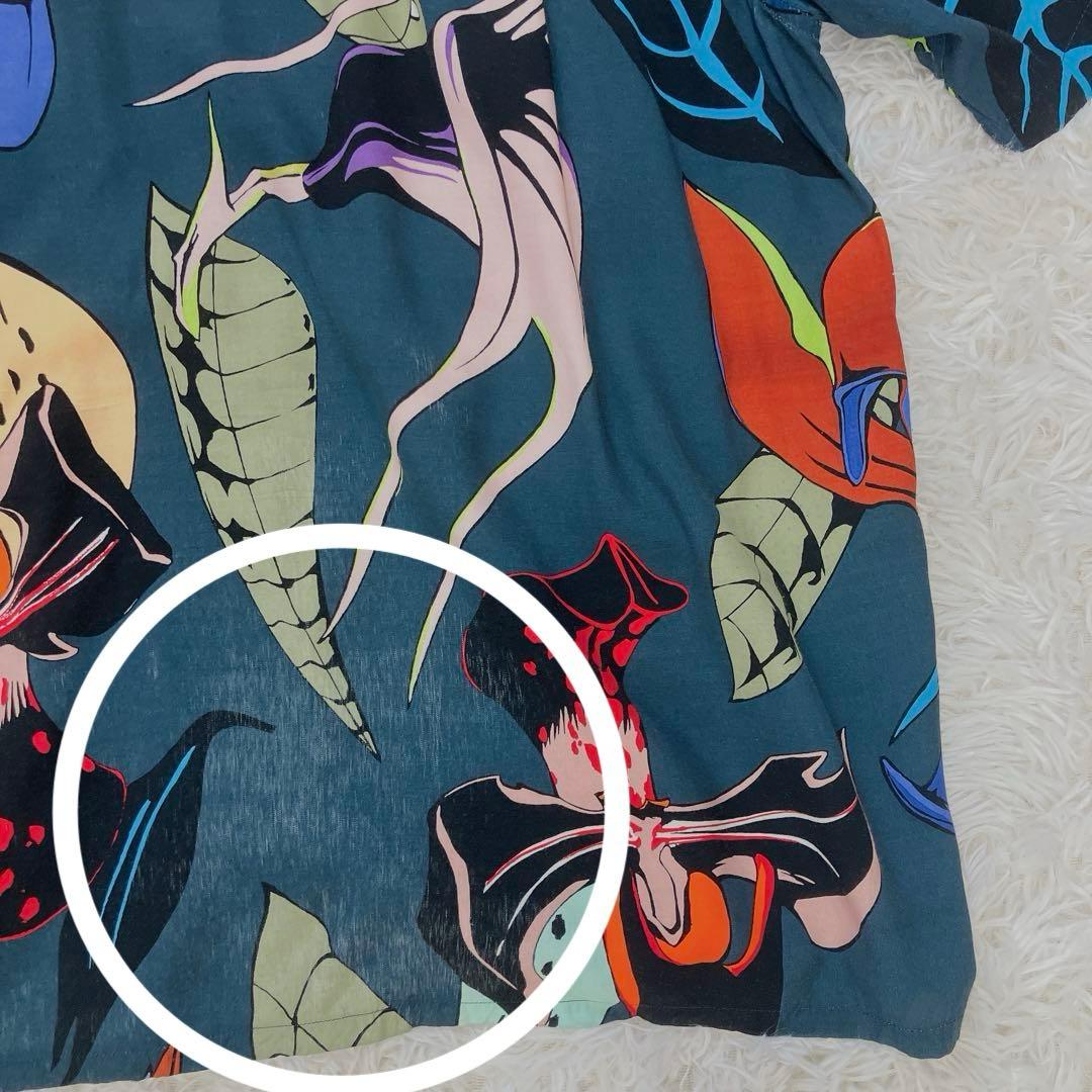 WACKO MARIA 開襟シャツ 21ss 天国東京百花図 ワコマリア アロハ